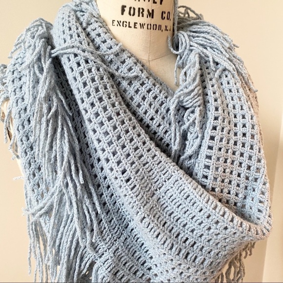 3/$25 D&Y Infinity Fringe Scarf - Picture 2 of 5